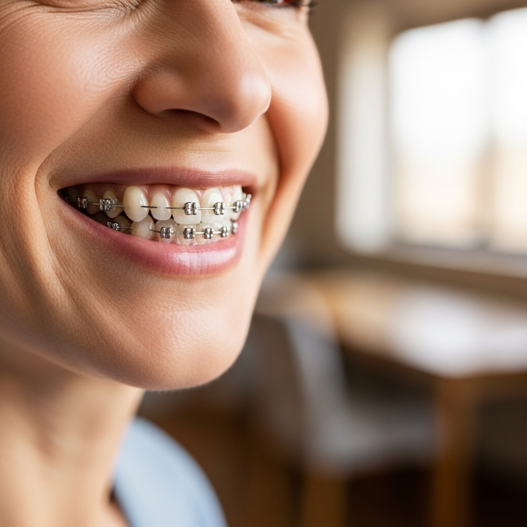 Clear Braces Ideal for Adults