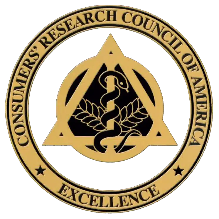 Consumer's Research Council of America Excellence Award